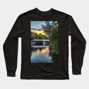 Above The Toll Bridge At Pangbourne Long Sleeve T-Shirt